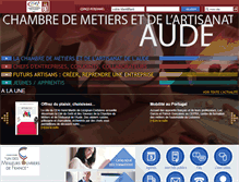 Tablet Screenshot of cm-aude.fr